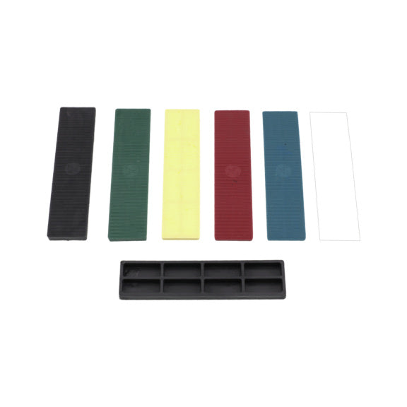 Montage-Unterlegklötze – Ausricht-Set (1–6 mm · 30 mm breit)